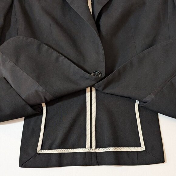 Express Blazer Womens Size 8 Black Single-Button Classic Business Academia - Picture 6 of 15